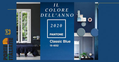 Porte interne ed arredi con il colore dell'anno Pantone 2020