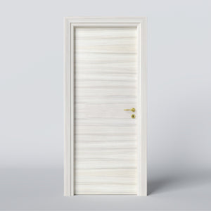 Porta Battente Laminato Palissandro White