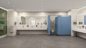 Kubi Modular Walls in Blue HPL